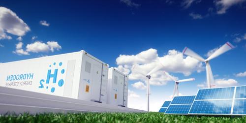 Hydrogen, wind turbines and solar cells